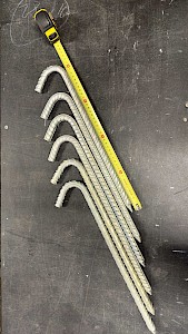 Crosses, Piquets d'ANCRAGE 42 cm