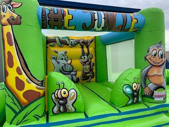 Décors jungle - playzone aire de jeux enfants chateau gonflables gonflable asg34