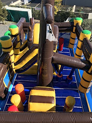 aire de jeux gonflable grand bateau pirates Gonflables asg34 vente fabrication location - Animations gonflables ASG34