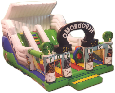 Aire de jeu gonflable " HIPPODROME"