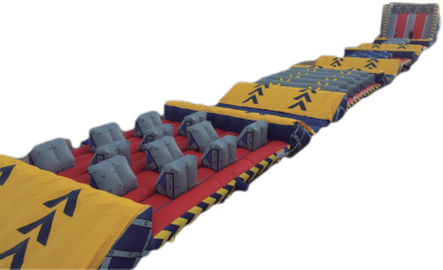 Parcours Gonflable "NINJA WARRIOR" 70M