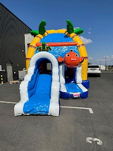 Combo Gonflable DOME RUN plage 3400€