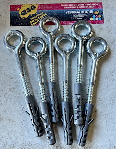 Pitons d'ancrage à visser