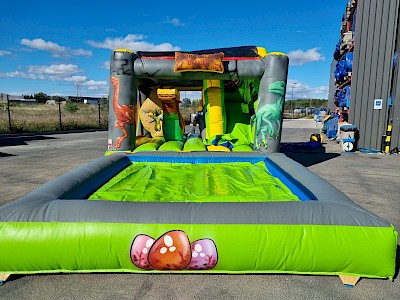 Combo Gonflable AQUALAND DINOSAURE 2850€ht