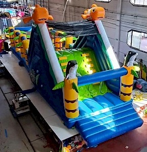 Parcours Gonflable "POISSONS" 17M - 6900€ht