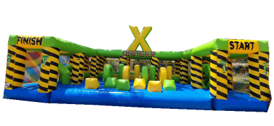 Parcours/Aire Gonflable "EXTREM ZONE MAX"