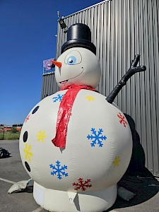 Bonhomme de neige occasion Gonflable