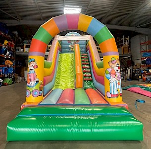 TOBOGGAN CLOWN gonflable occasion