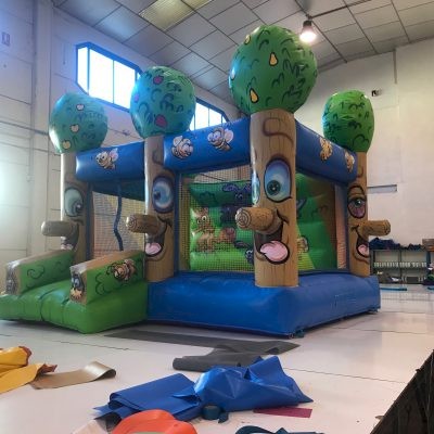 aire de jeux gonflable foret arbres Gonflables asg34 vente fabrication location - Animations gonflables ASG34